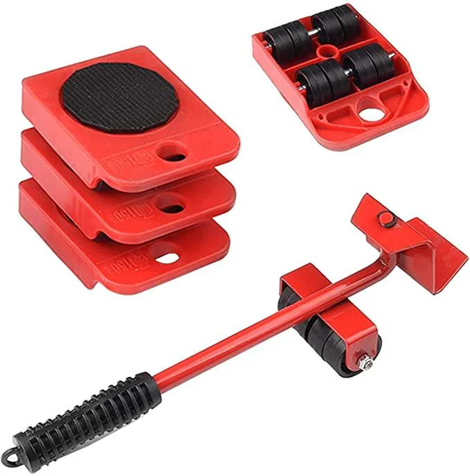 🔧 Furniture Lifter & Roller Set – Lift 2" High, Move 330 lbs with One Hand🏠