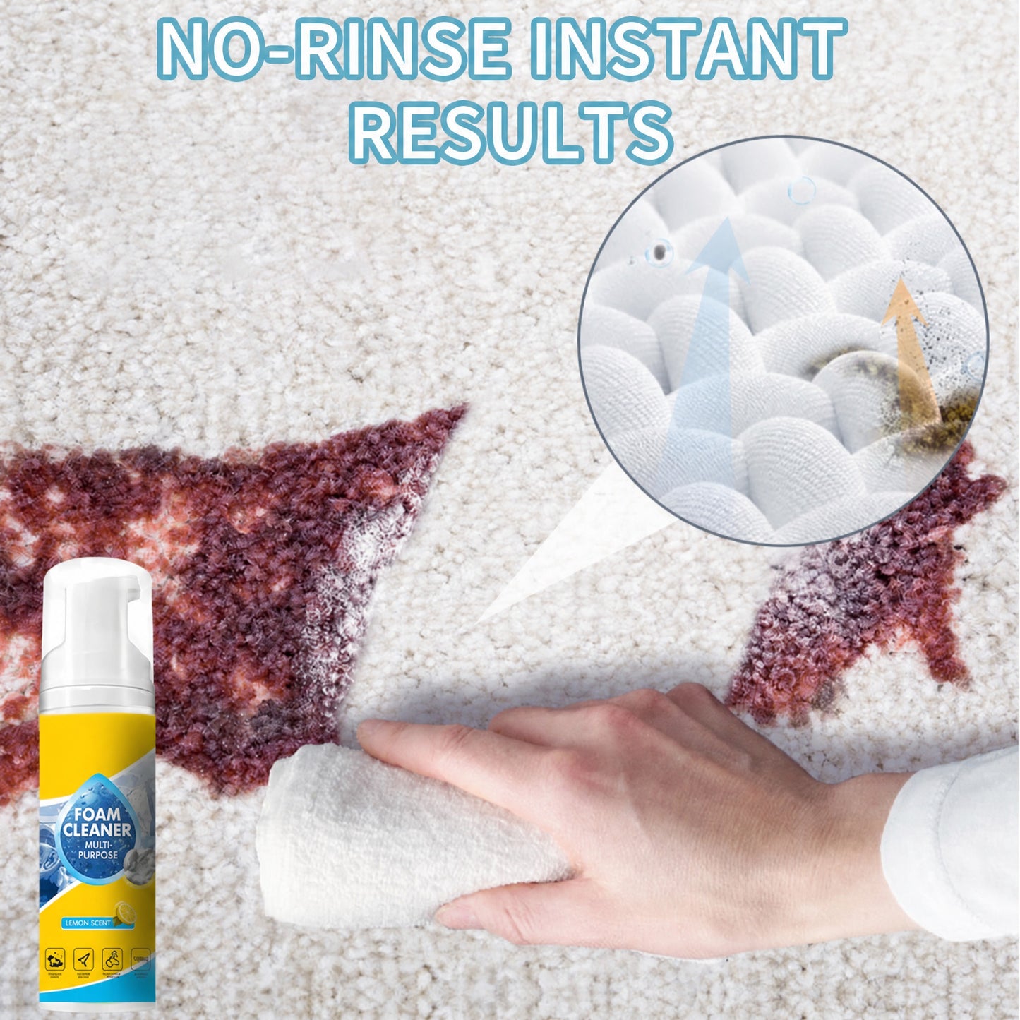 🏆LAST DAY SALE!!🔥Bioclear Enzyme-Infused Multi-Surface Foaming - 💡Stain & Odor Eraser
