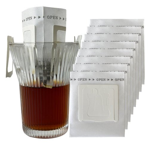 ☕ Hanging Ear Coffee Filter Bag –📦 No Dripper Needed, Perfect for Travel & Camping🏕️