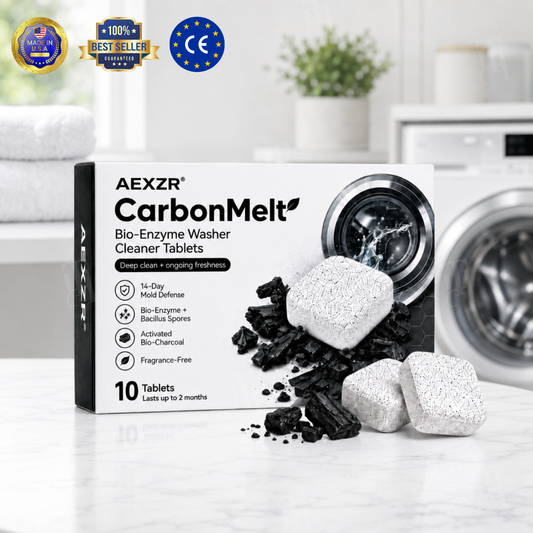 🏆💧New Upgrade: AEXZR® CarbonMelt Bio-Enzyme Washer Cleaner Tablets💧