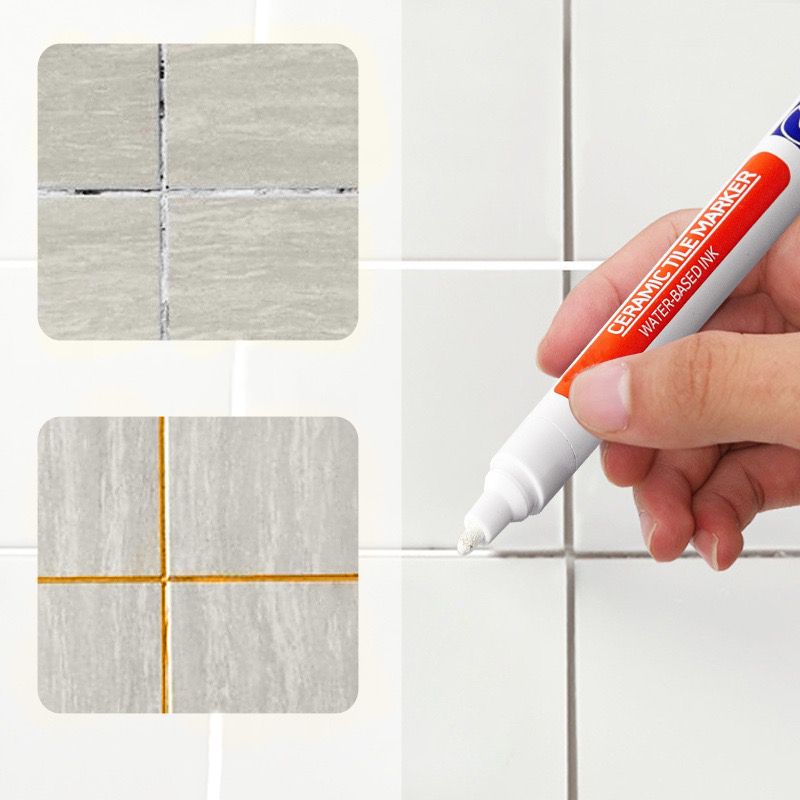 🏆Anti-Mosquito and waterproof grout pen —✨ Instantly Restore a Clean, Like-New Look⚡