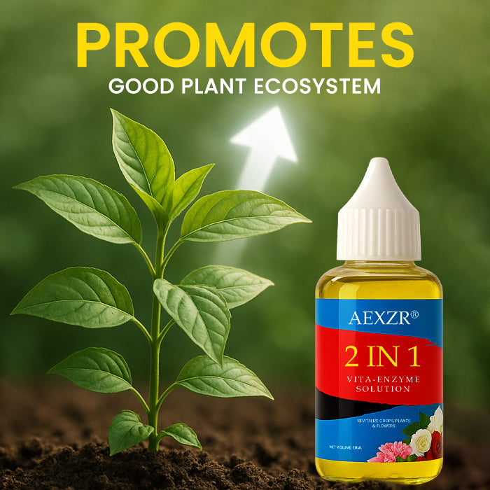 🏆 Official Store | AEXZR® 2 in 1 Vita-Enzyme 🌱 Repair & Nourish Plants🌿