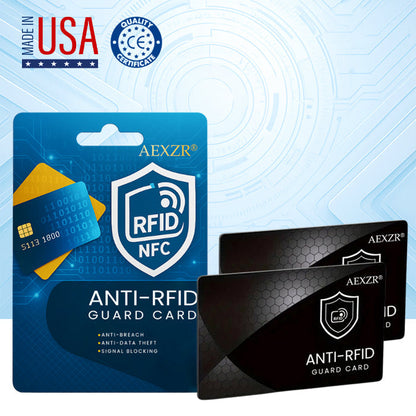 🏆Official Store |AEXZR® Anti-RFID Guard Card🌟Stop Electronic Skimming & Data Theft✨