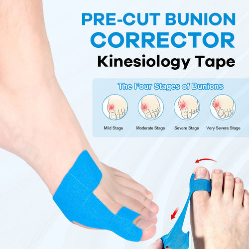 🏆🦶Medical-Grade Bunion Tape – 🦶Hypoallergenic, Breathable, Painless Removal👟