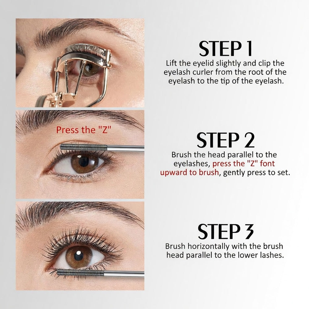 ✨Waterproof Fibre Mascara  – 👁️Volume & Length without Clumping for Dramatic Moments🔥