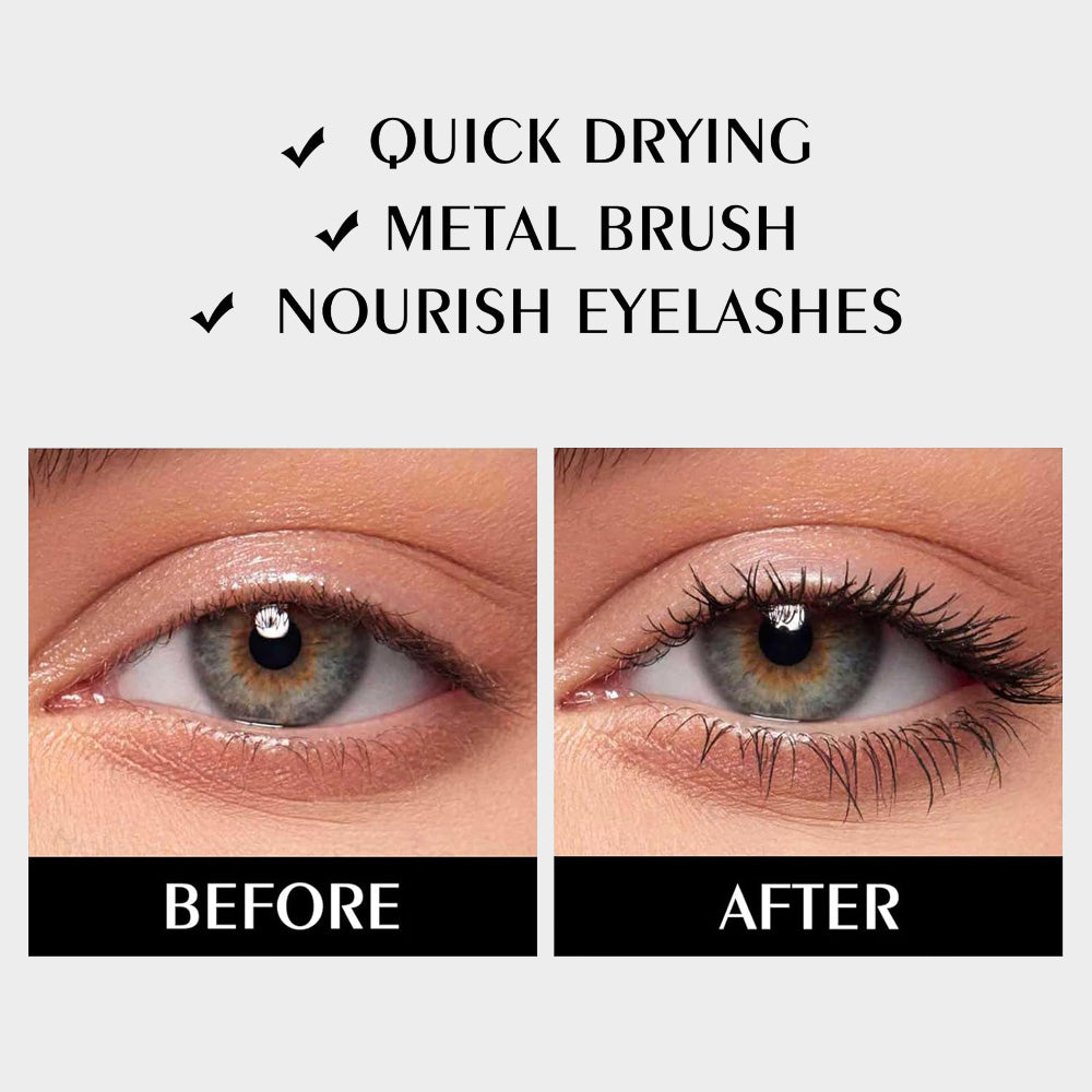 ✨Waterproof Fibre Mascara  – 👁️Volume & Length without Clumping for Dramatic Moments🔥
