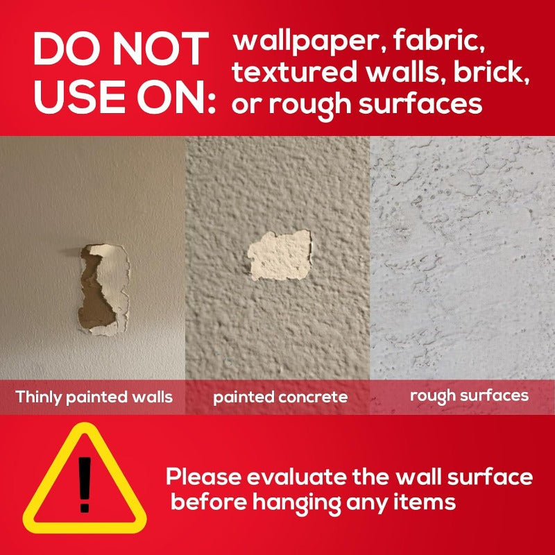 🛡️No-Drill Adhesive Hooks – Strong Grip, No Holes, Removes Cleanly