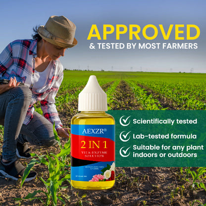 🏆 Official Store | AEXZR® 2 in 1 Vita-Enzyme 🌱 Repair & Nourish Plants🌿