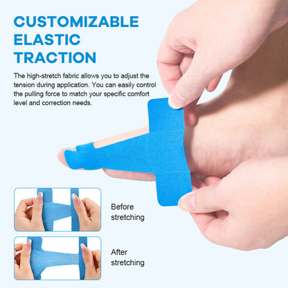🏆🦶Medical-Grade Bunion Tape – 🦶Hypoallergenic, Breathable, Painless Removal👟