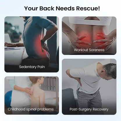 🧘 AEXZR® Magnetic Lumbar Stretcher – Acupressure Back Massager for Daily Relief🌈