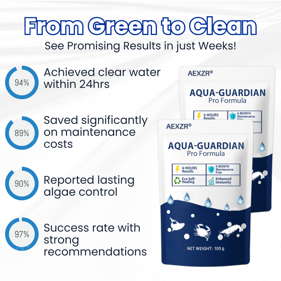 🏆Offical Store: AEXZR®Aqua-Guardian Pro Formula -🛡️ Say Goodbye to Murky Water! ✨