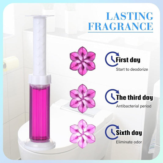 🌸✨Fresh Flush Gel Stamp Kit – One Stamp Lasts 150 Flushes, 8 Natural Scents✨
