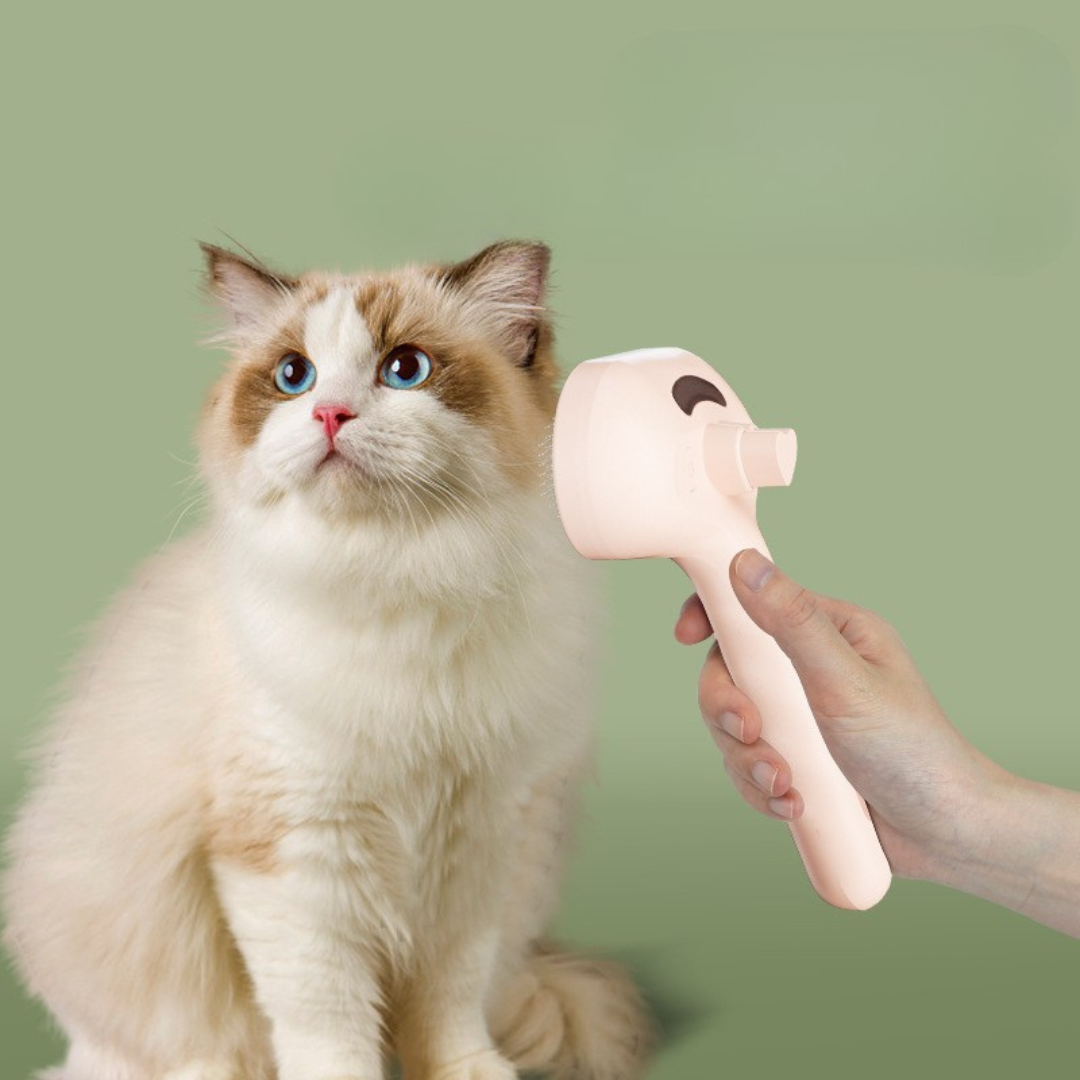 💨🐾Steam Grooming Brush—🐕Reduce Shedding & Detangle – Gentle for Sensitive Skin✨