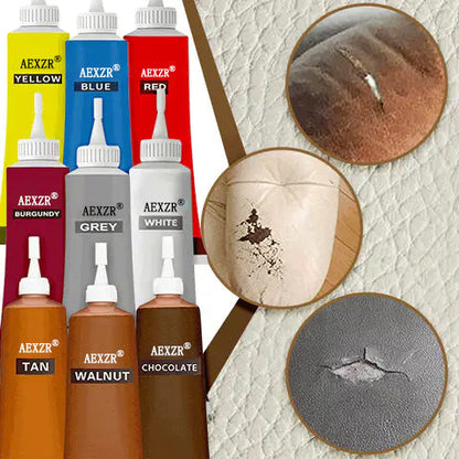 Offical Store:🏆AEXZR® Advanced Leather Repair Gel – ✨Effortless DIY, Erases Holes & Scratches✨