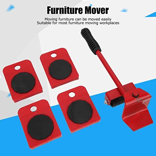 🔧 Furniture Lifter & Roller Set – Lift 2" High, Move 330 lbs with One Hand🏠
