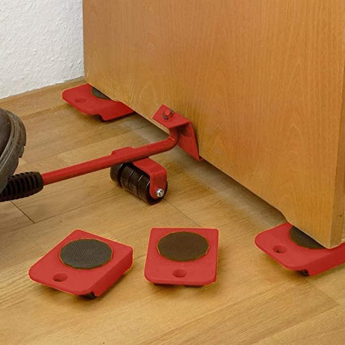 🔧 Furniture Lifter & Roller Set – Lift 2" High, Move 330 lbs with One Hand🏠