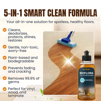 🏆Official Store | AEXZR® BioFlora 5-in-1 Floor Cleaner –🧹 Clean, Shine, Protect, Deodorize & Sanitize