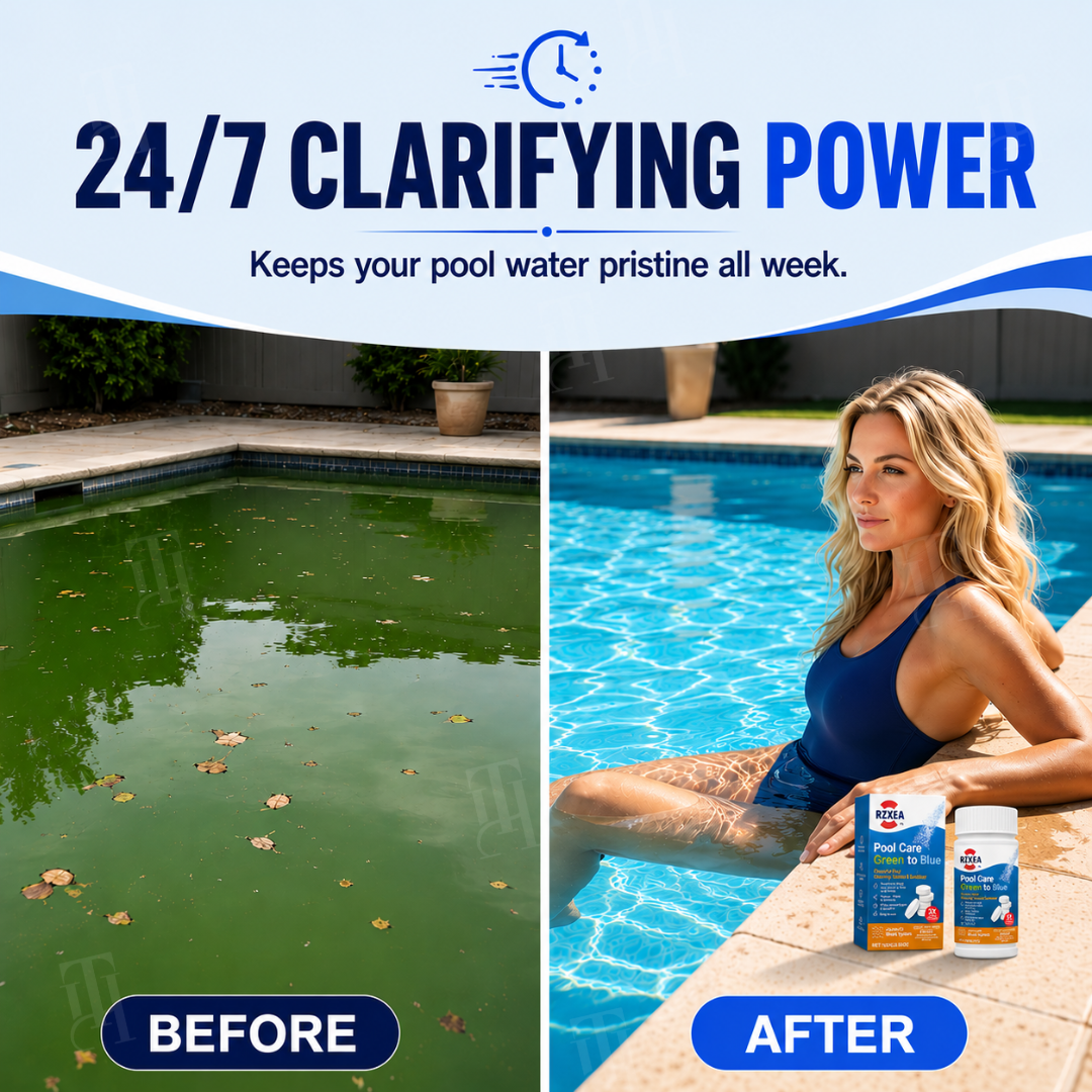 🏆RZXEA™ Pool Care Green to Blue🏊