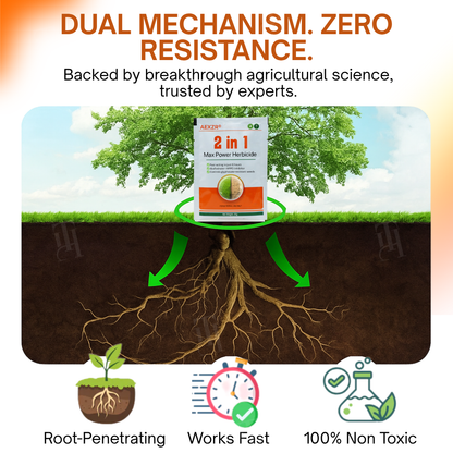 🏆AEXZR® 2-in-1 Max Power Herbicide✅