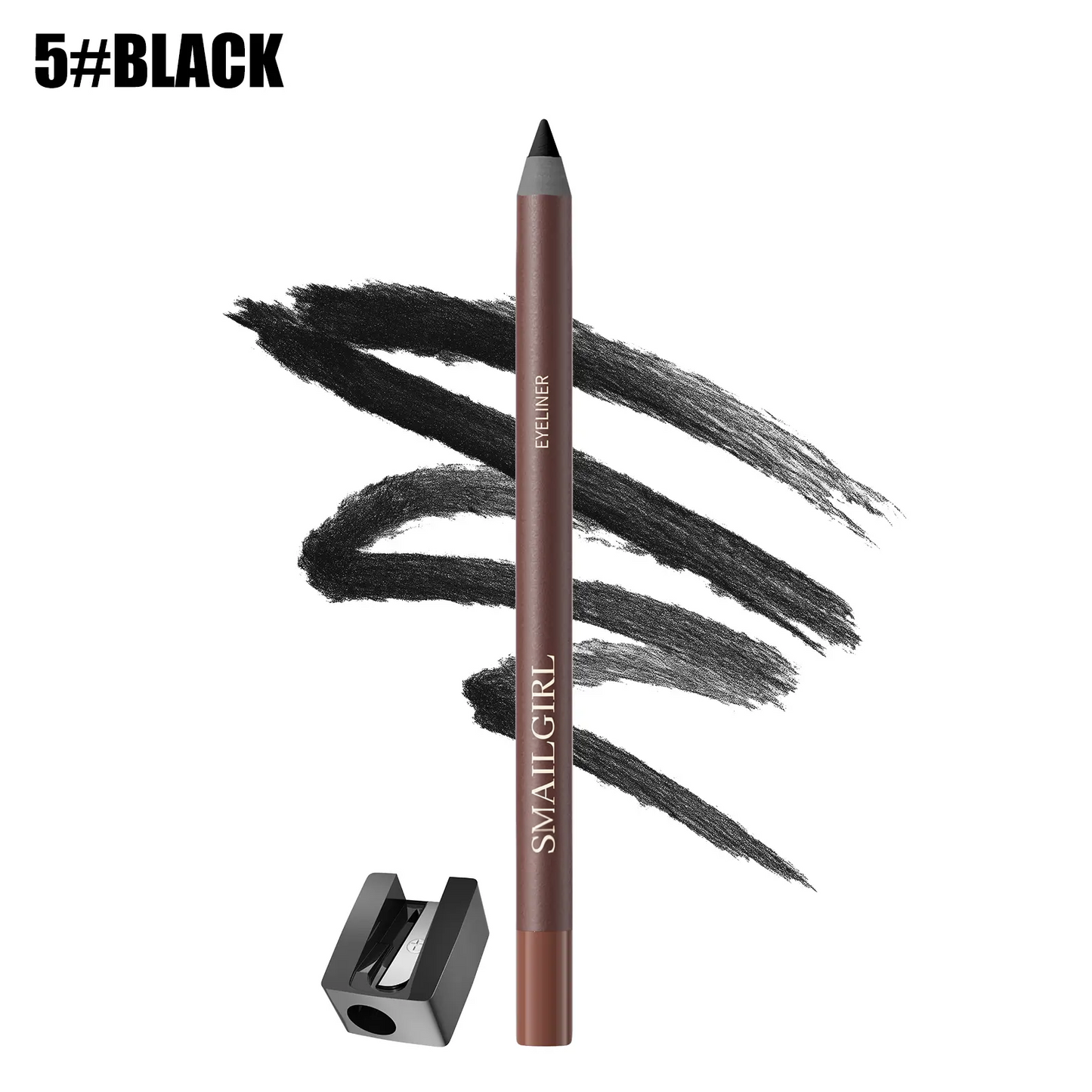24HR Waterproof Eyeliner Pencil, Smudge-Proof Long-Lasting Smooth Cream Liner🖤