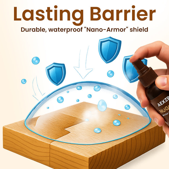 🏆Offical Store: AEXZR® NuGrain Wood Repair Kit – 🛡️Nano-Wood Fiber Heals Scratches in 60 Secs⚡