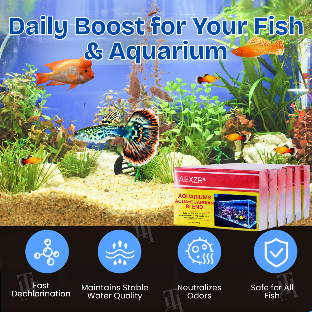 🏆✅Official Store | 🌊 Achieve Crystal Clear Water & Thriving Fish 🌿 AEXZR® Aqua-Guardian Blend