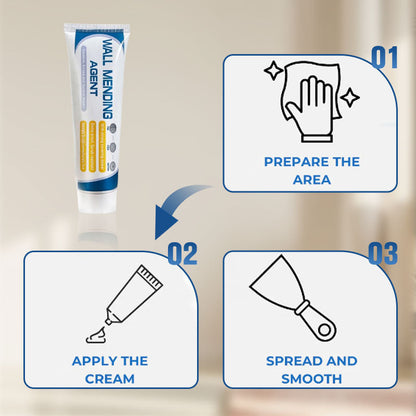 🏆Efficient Drywall Repair Kit with Scraper -🛠️ Strong Adhesion, Smooth Finish, No Dusty Residue✅