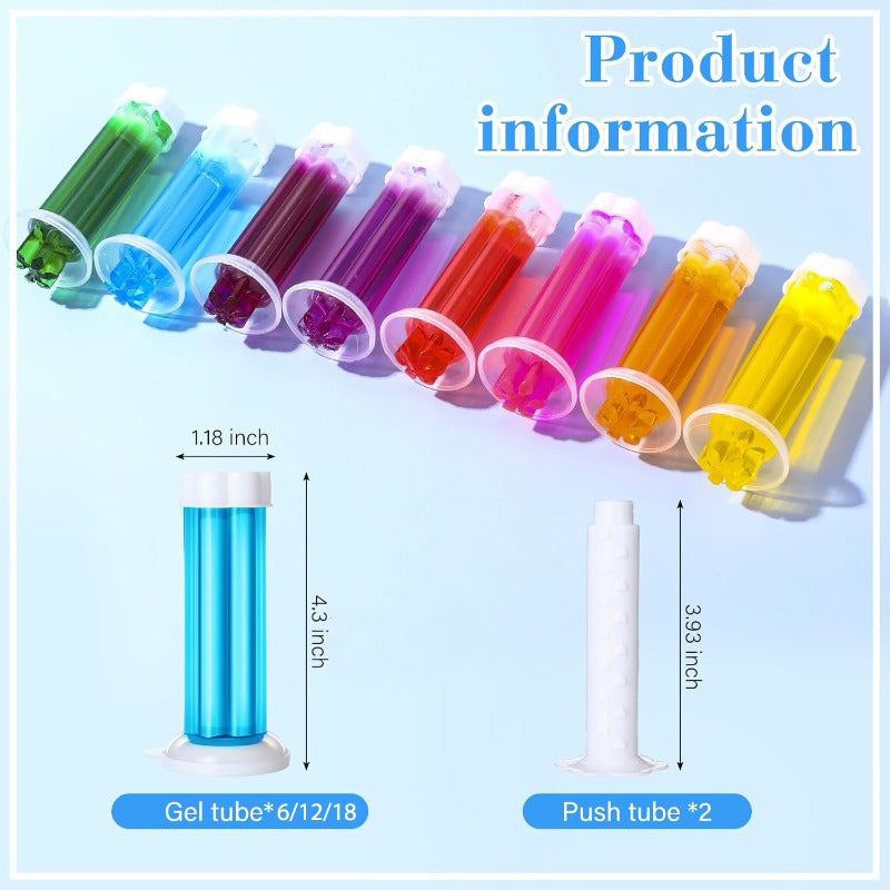 🌸 Fresh Flush Gel Stamp Kit – One Stamp Lasts 150 Flushes✨
