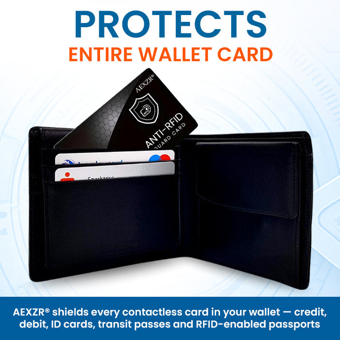 🏆Official Store |AEXZR® Anti-RFID Guard Card🌟Stop Electronic Skimming & Data Theft✨