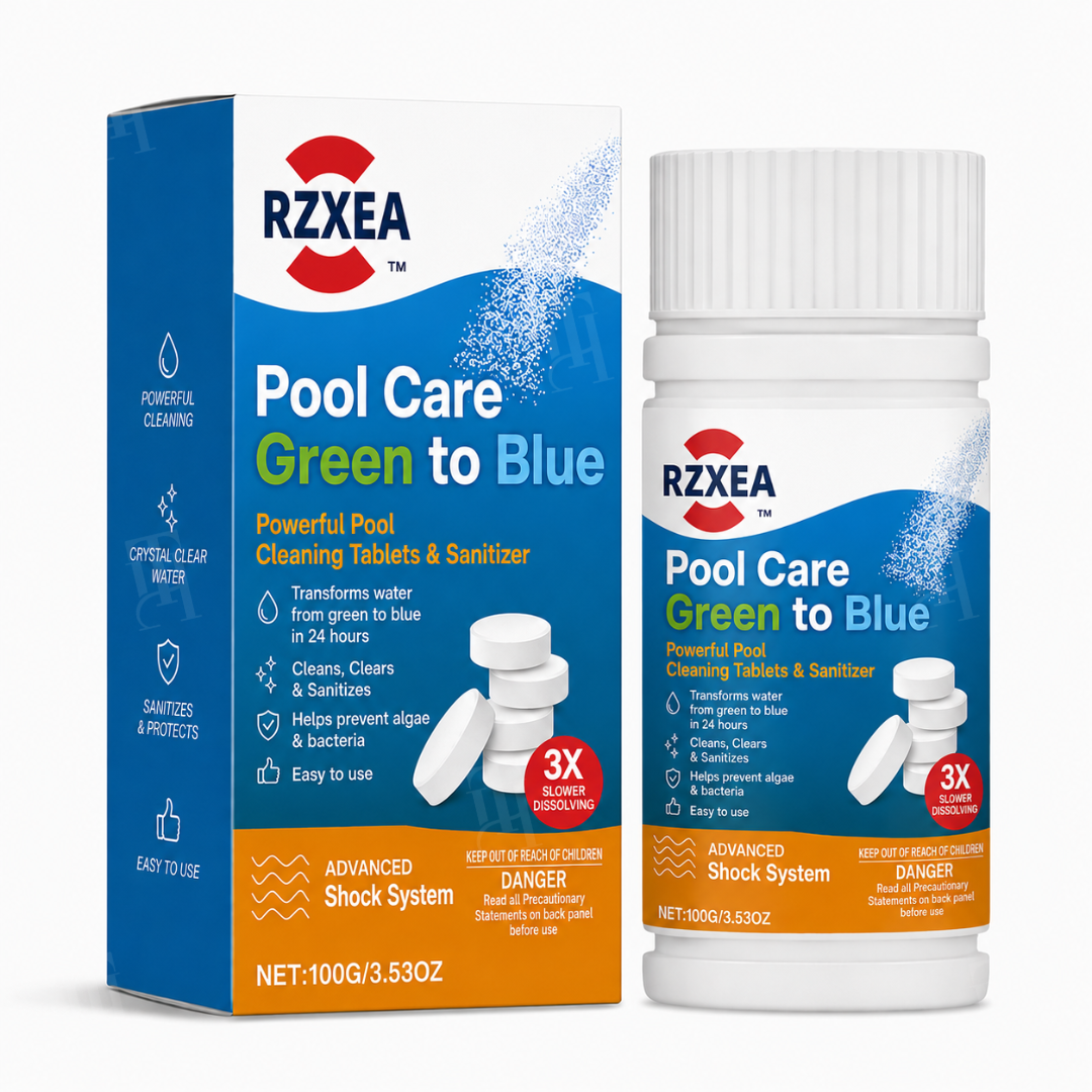 🏆RZXEA™ Pool Care Green to Blue🏊