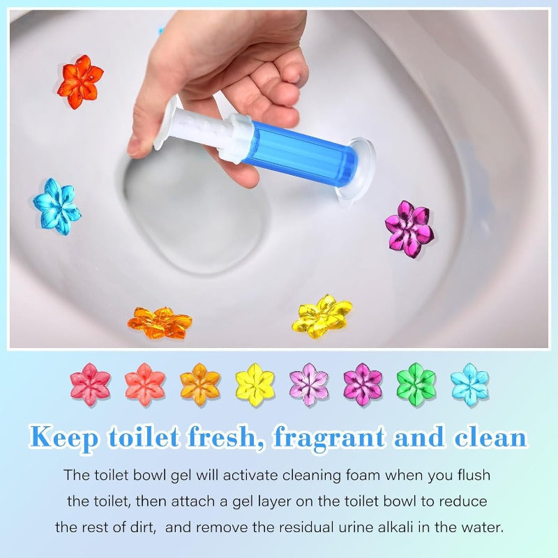 🌸 Fresh Flush Gel Stamp Kit – One Stamp Lasts 150 Flushes✨