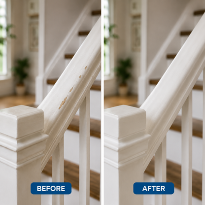 White Furniture Touch-Up Paste with Brush