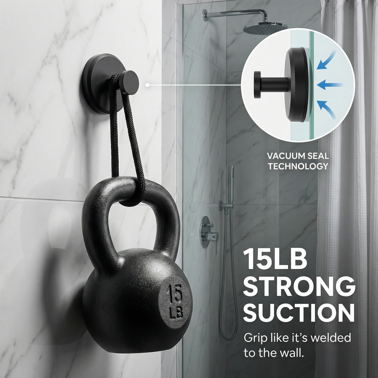 ✨SUCTION CUP HOOKS – No Drilling, Strong Grip, Damage-Free Removal👕