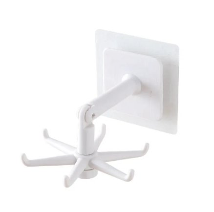 🧲 PURZENA™Space-Saving Rotating Wall Hook🔄