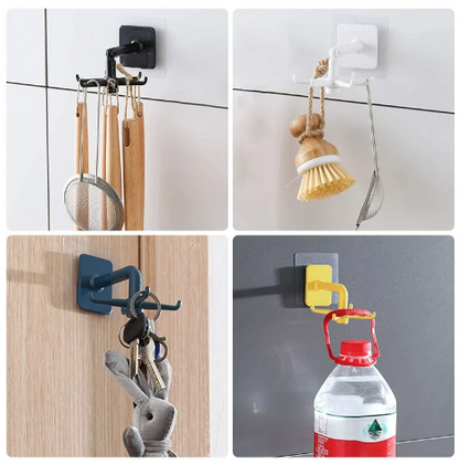 🧲 PURZENA™Space-Saving Rotating Wall Hook🔄