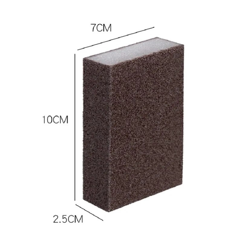🧽 Nano Carborundum Scouring Pad – 🌿No Chemicals Needed, Removes Rust & Burnt Grease✨
