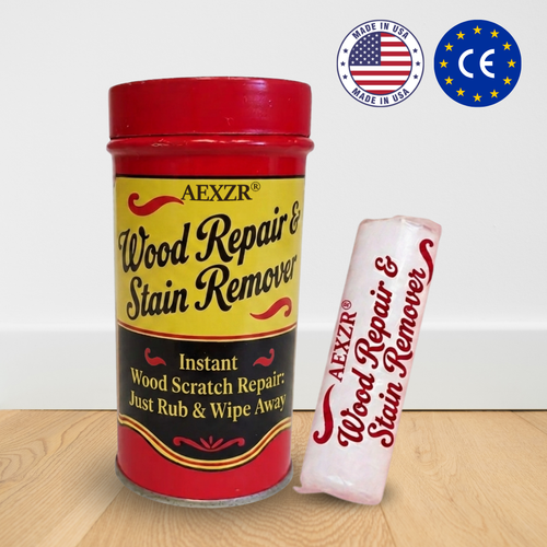 ✨ AEXZR® Wood Repair & Stain Remover –🪑 Instantly Erases Scratches, Scuffs & Watermarks🛡️