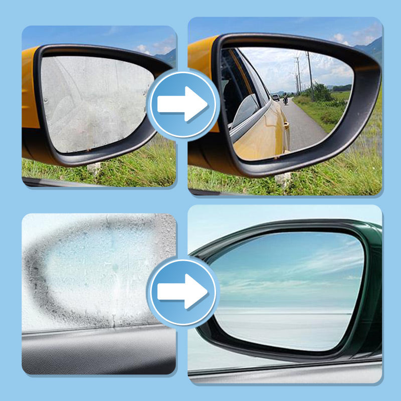 ❄️Anti-Fog Car Glass Coating –✨ Crystal Clear View, Stays Fog-Free for Weeks🧽