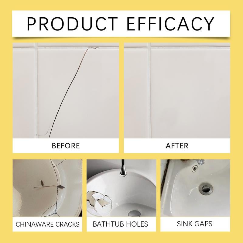🔥Quick-Drying Tile Repair -🔧 DIY Pro Kit for Cracks & Chips✨