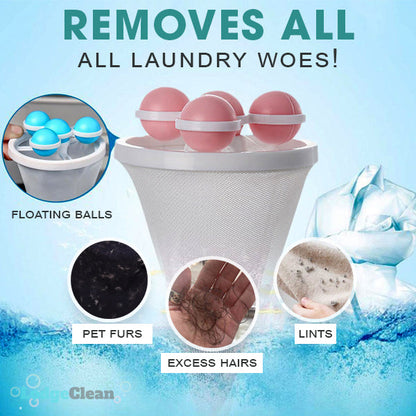 🐾 Lint & Fur Catcher – Pet Hair Magnet for Your Washing Machine🌪️