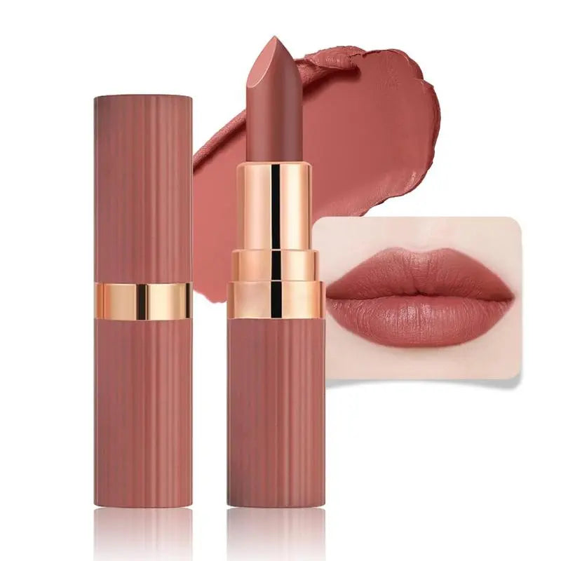 Long-Lasting Waterproof Matte Lipstick for Women - Christmas Makeup - Lipstick & Matte Lip Gloss