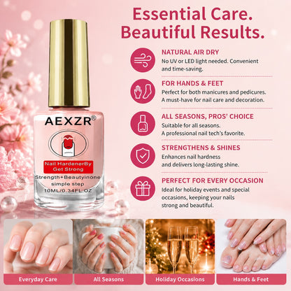 2PCS Natural Pink Nail Strengthener