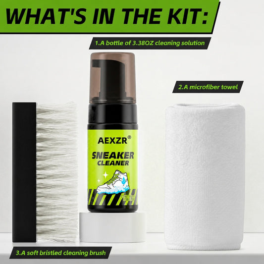 AEXZR®Shoe Care Kit (1 Set): Shoe Cleaning and Care Kit Including Dry Cleaner