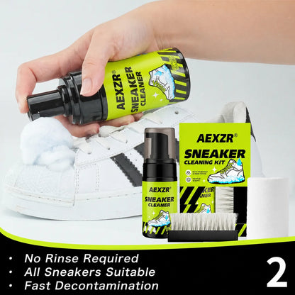 🧼🏆AEXZR®Shoe Care Kit (1 Set): Shoe Cleaning and Care Kit Including Dry Cleaner