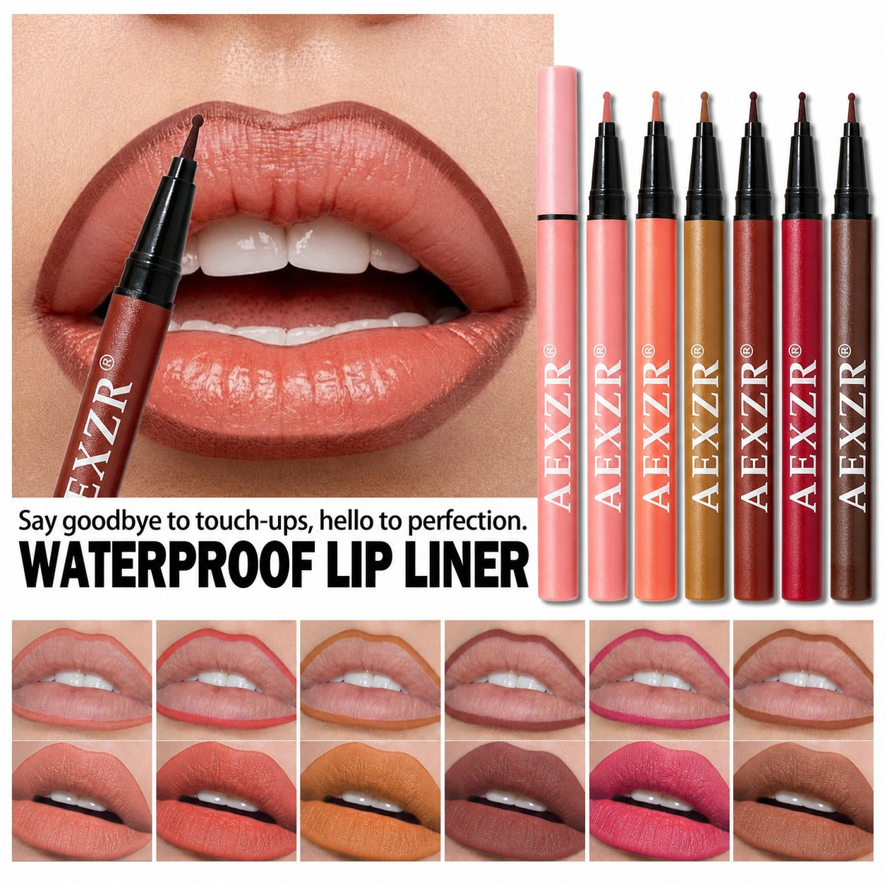 💋🏆AEXZR®6-Color Waterproof Silky Precision Definer