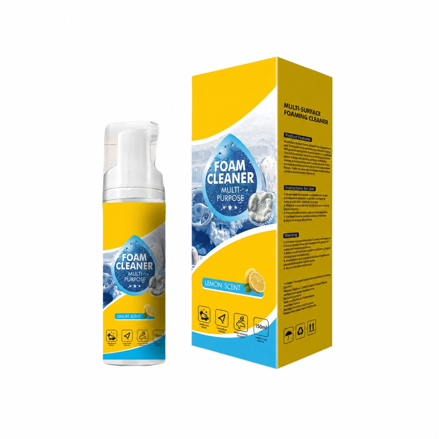 🏆LAST DAY SALE!!🔥Bioclear Enzyme-Infused Multi-Surface Foaming - 💡Stain & Odor Eraser