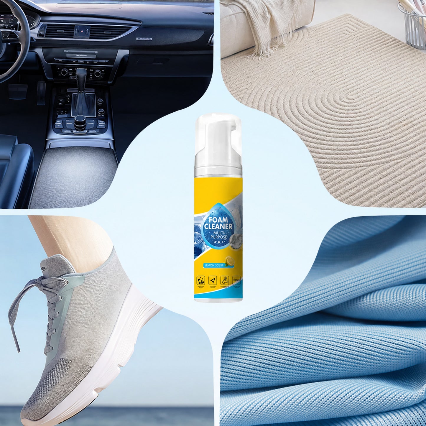 🏆LAST DAY SALE!!🔥Bioclear Enzyme-Infused Multi-Surface Foaming - 💡Stain & Odor Eraser