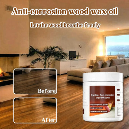 🎁🔥Buy 3 Get 1 FREE 🏆Outdoor Anti-corrosion Wood Wax Oil (Waterproof & Renovation)🛡️