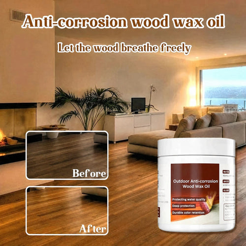 🎁🔥Buy 3 Get 1 FREE 🏆Outdoor Anti-corrosion Wood Wax Oil (Waterproof & Renovation)🛡️