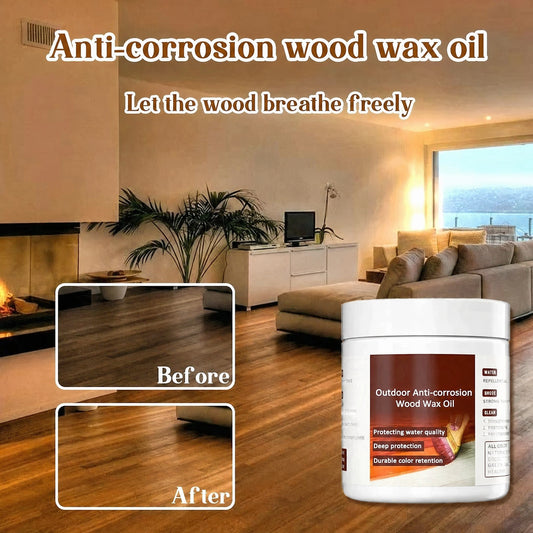🎁🔥Buy 3 Get 1 FREE 🏆Outdoor Anti-corrosion Wood Wax Oil (Waterproof & Renovation)🛡️